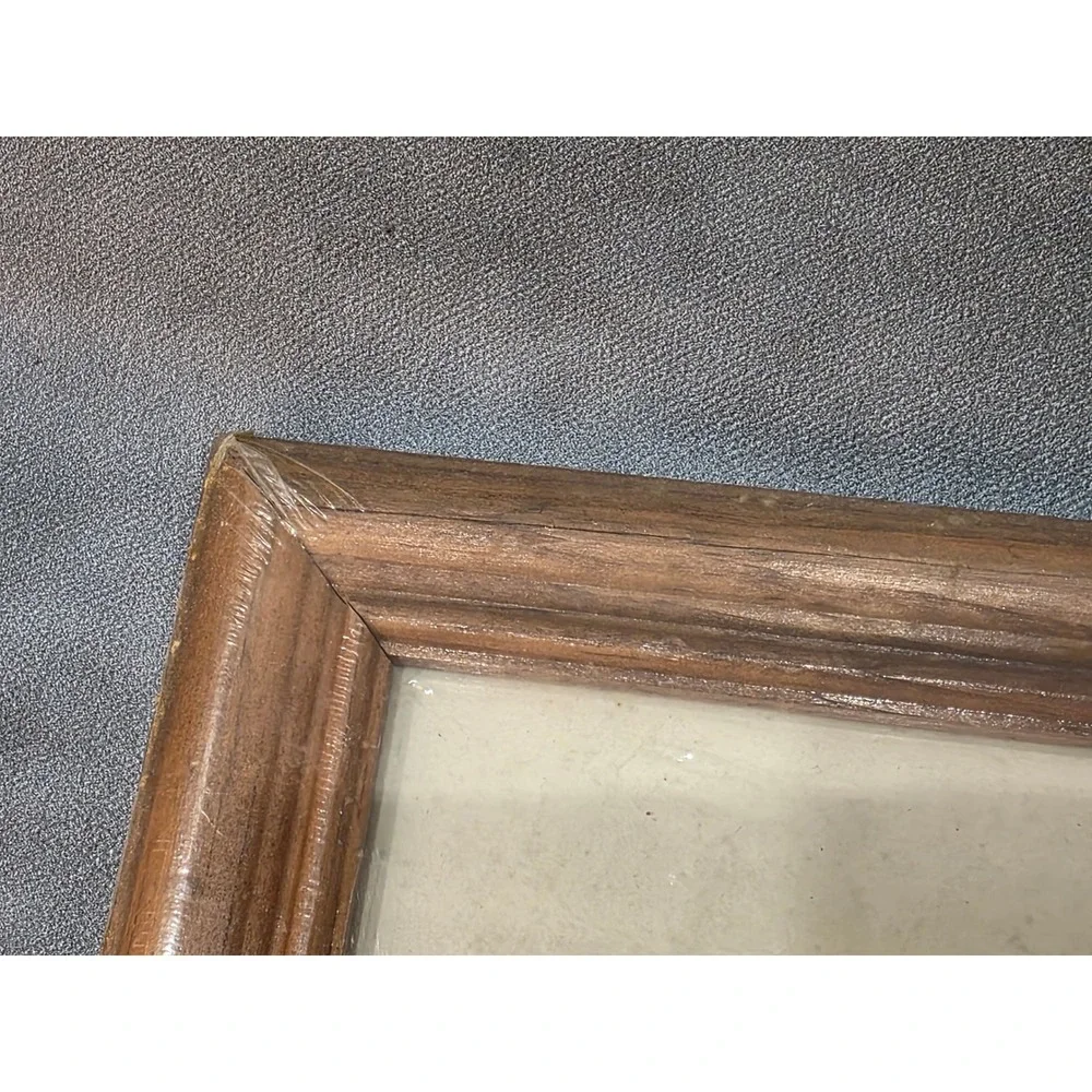 National Picture & Frame Wood Double Oval 5x7 Photo Frame Brown 10x14 2028122BR